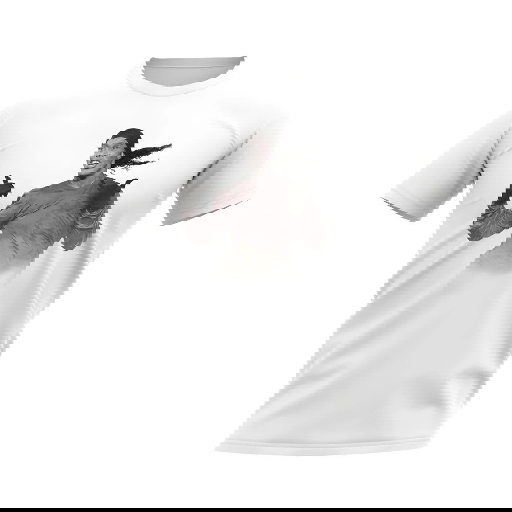 Ronaldinho Brazil Legend T-Shirt (White)