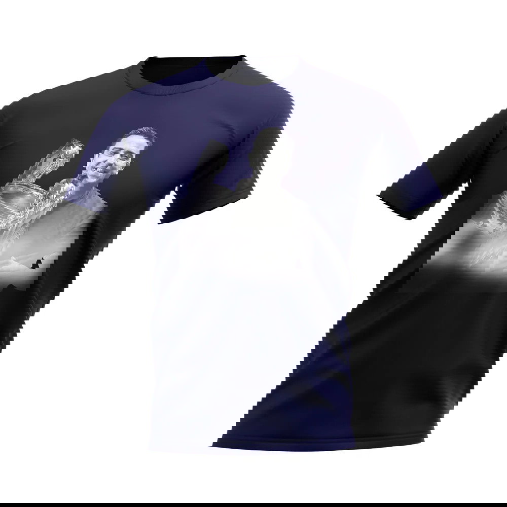 Xavi Barcelona Legend T-Shirt (Navy)