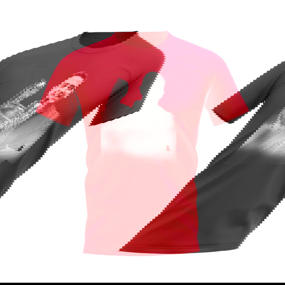 Xavi Barcelona Legend T-Shirt (Red)