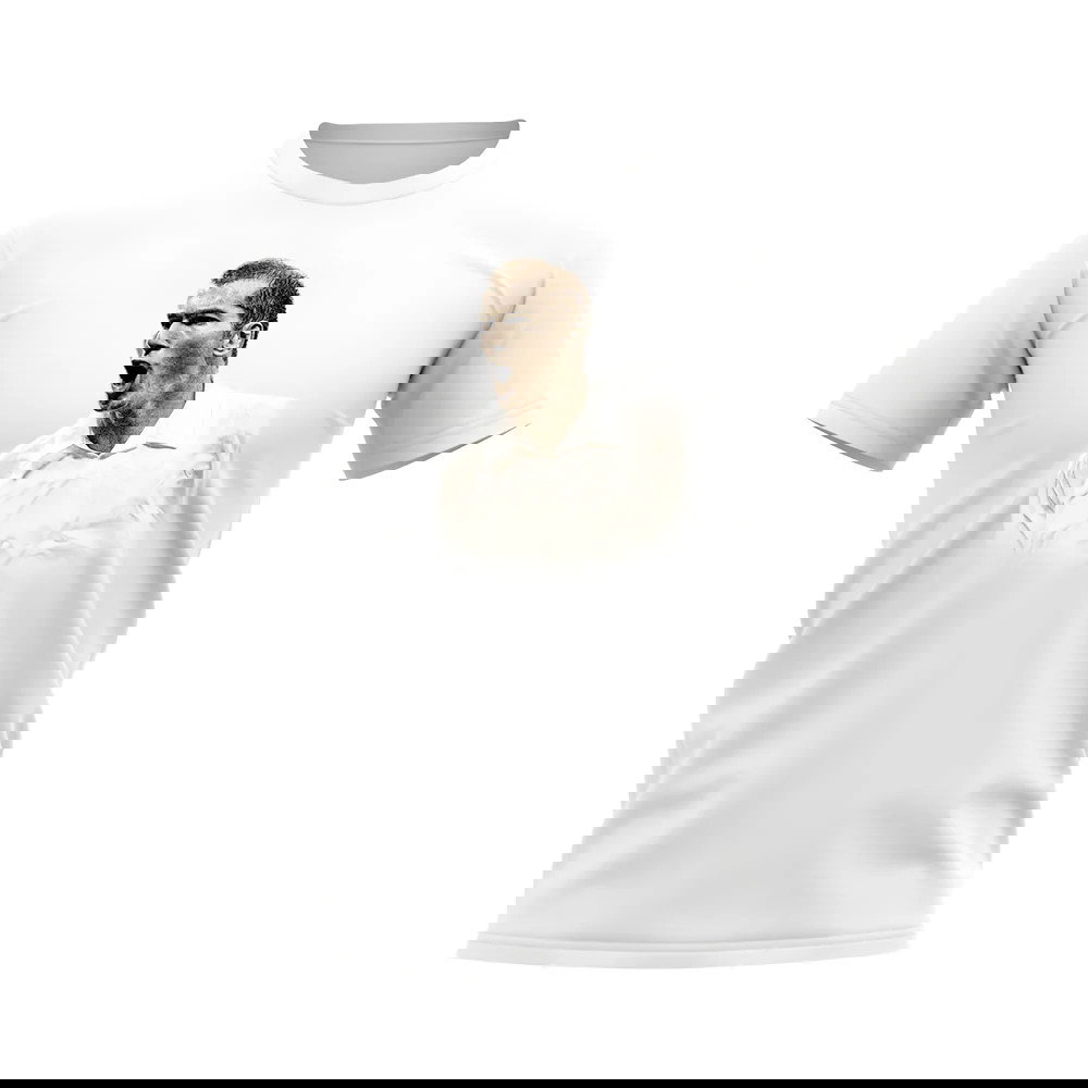 Zinedine Zidane Real Madrid Legend T-Shirt (White)