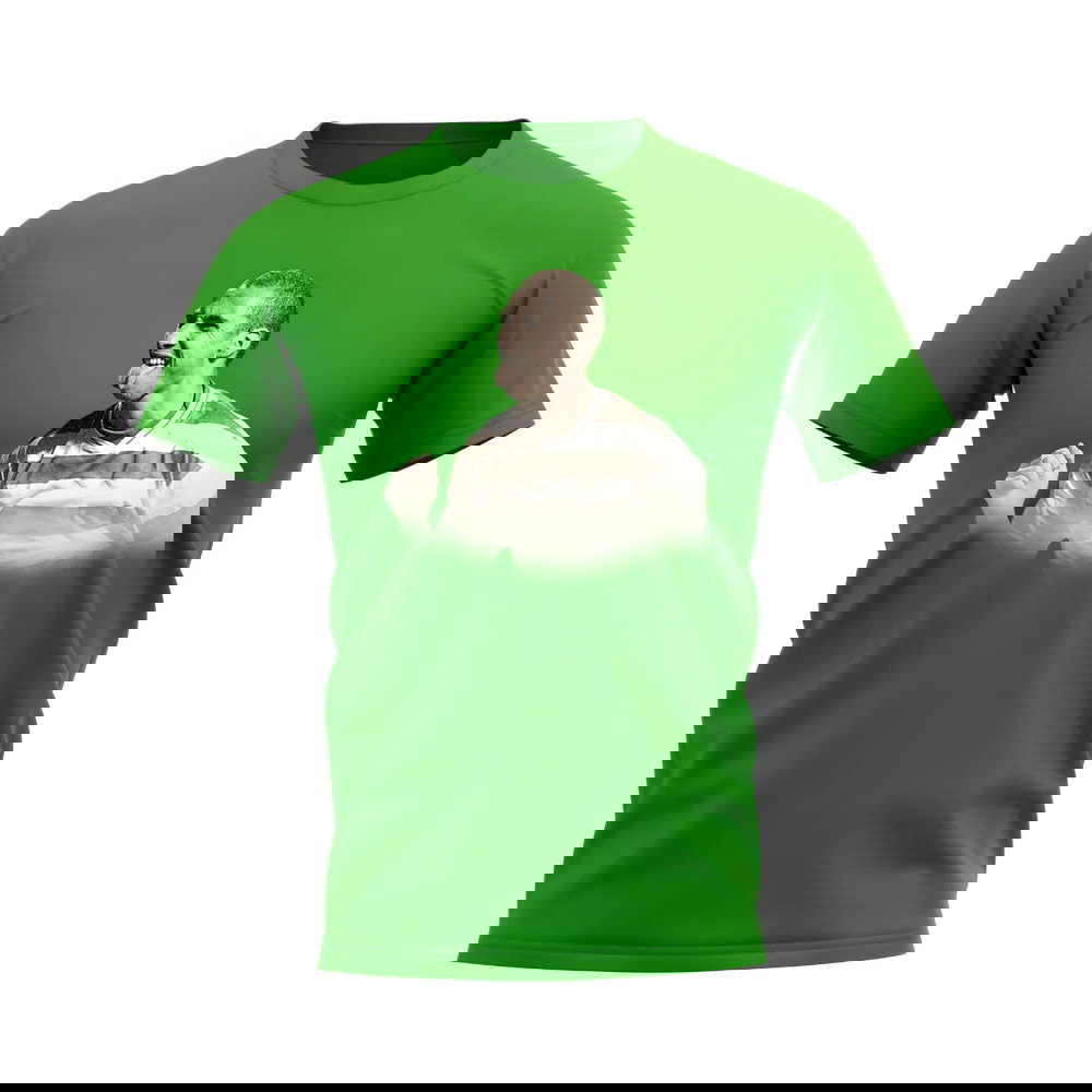 Henrik Larsson Celtic Legend T-Shirt (Green)