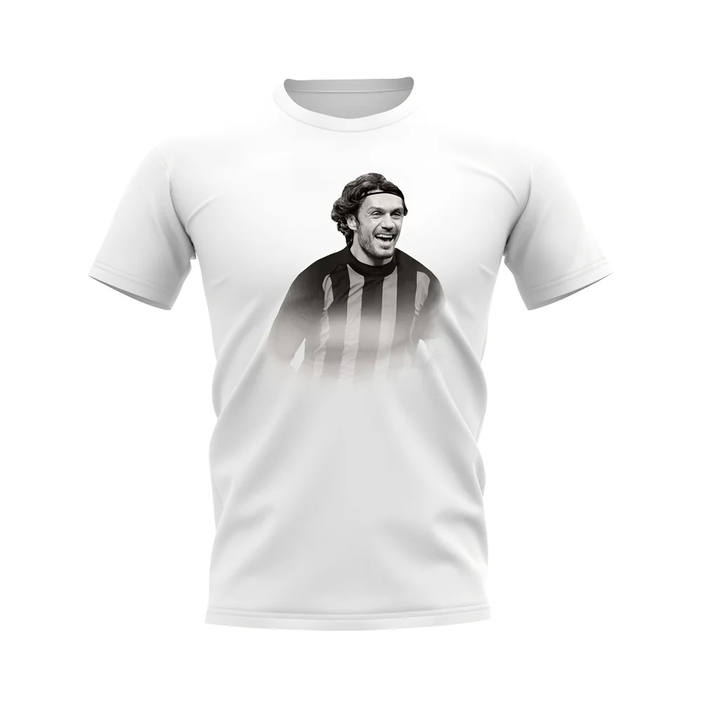 Paolo Maldini AC Milan Legend T-Shirt (White)