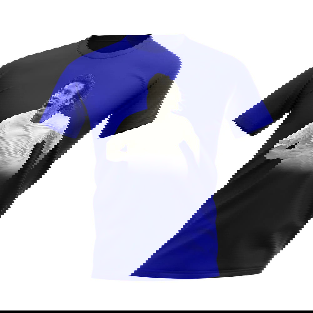 Andrea Pirlo Italy Legend T-Shirt (Blue)