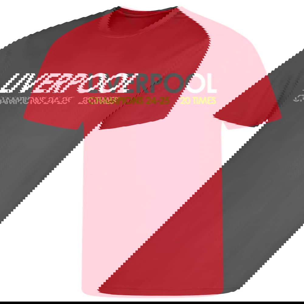Liverpool 2024-2025 Champions T-Shirt (Red)