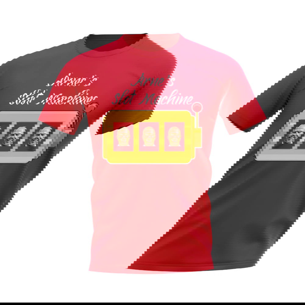 Liverpool Arne Slot Machine T-Shirt (Red)