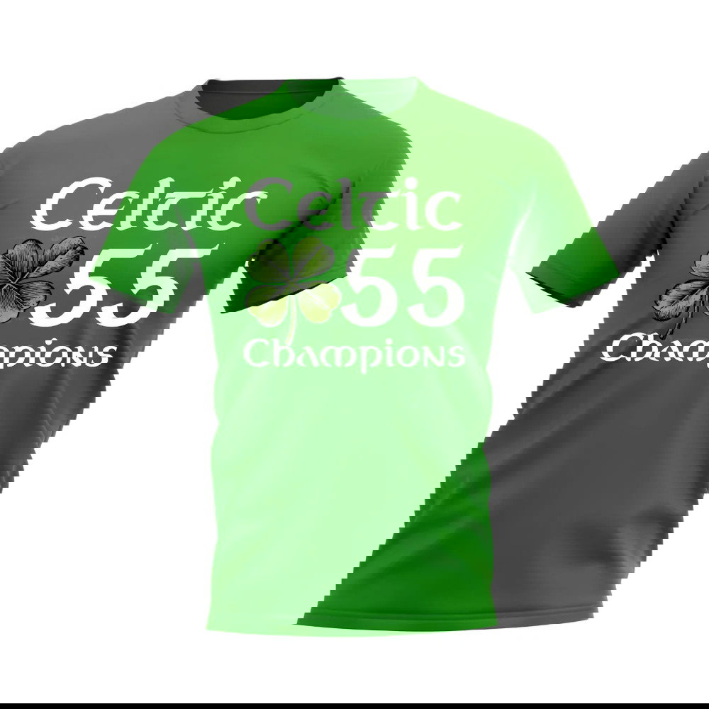 Celtic 55 Champions T-Shirt (Green)
