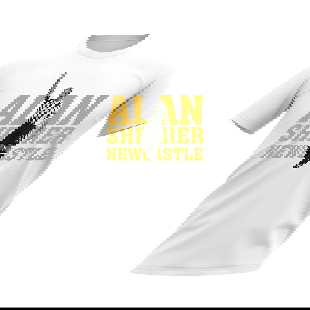 Alan Shearer Newcastle Player Tee (White)