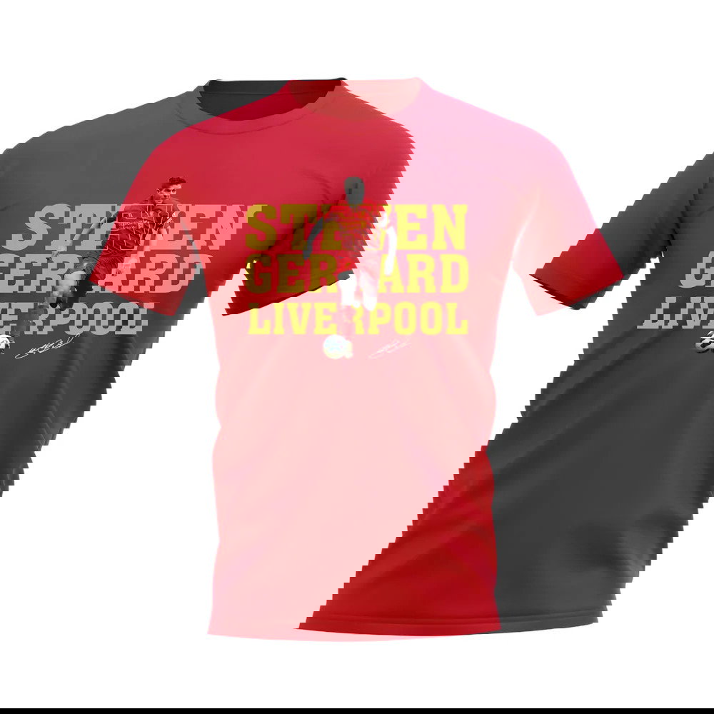 Steven Gerrard Liverpool Player Tee (Red)