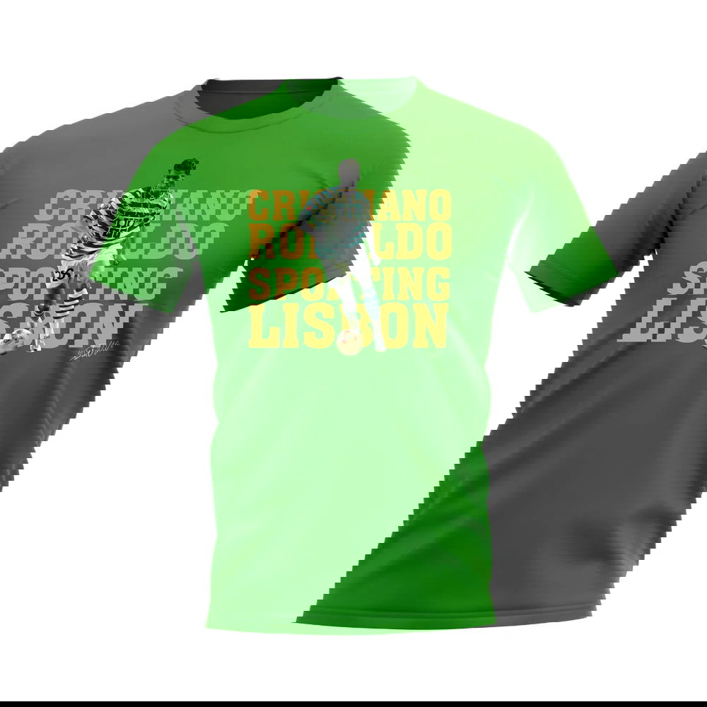 Cristiano Ronaldo Sporting Lisbon Player Tee (Green)