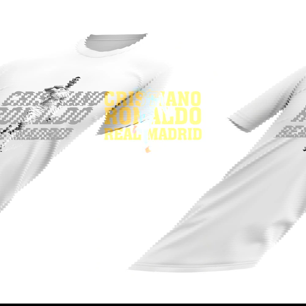 Cristiano Ronaldo Real Madrid Player Tee (White)