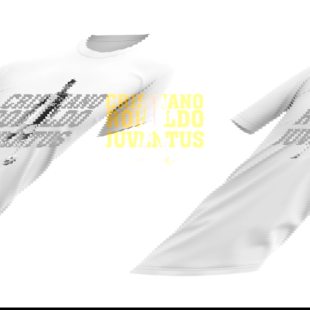 Cristiano Ronaldo Juventus Player Tee (White)