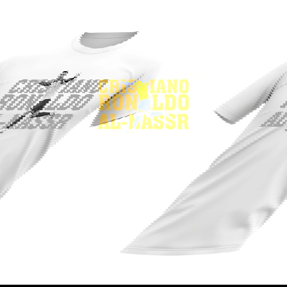 Cristiano Ronaldo Al Nassr Player Tee (White)