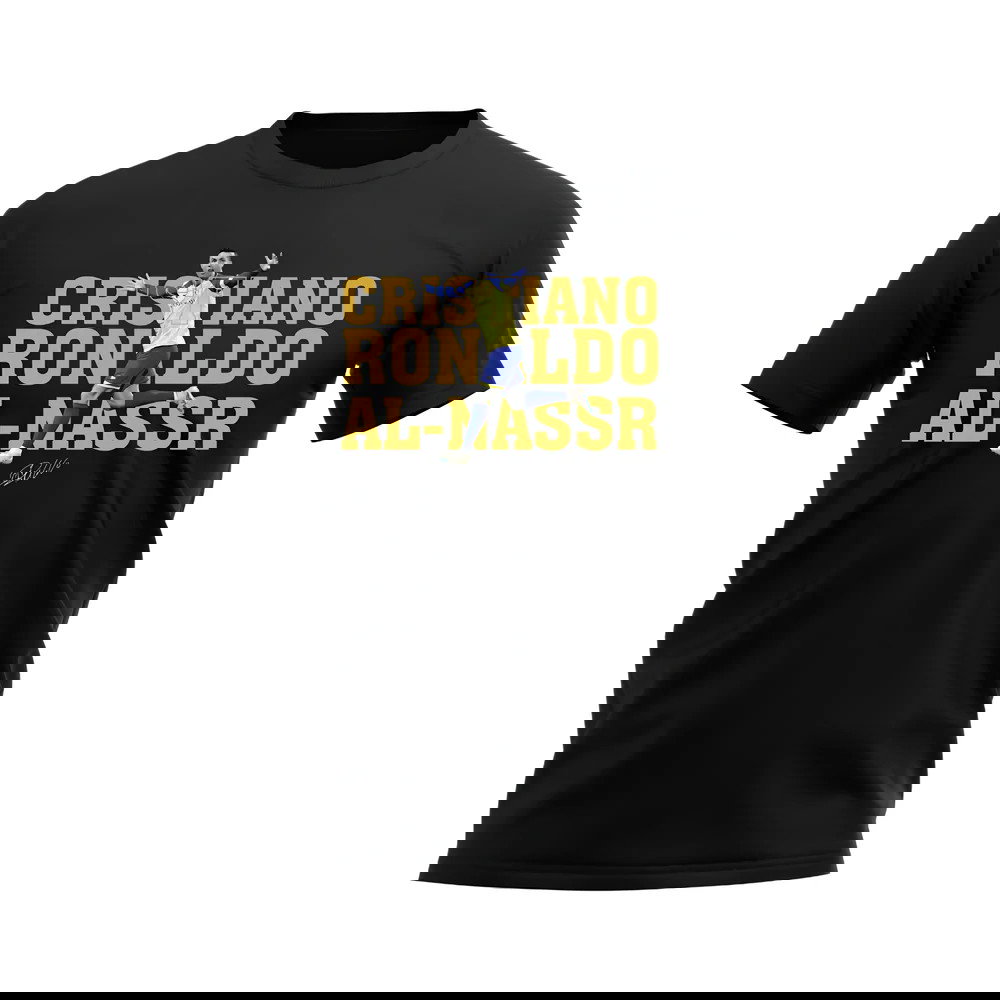 Cristiano Ronaldo Al Nassr Player Tee (Black)