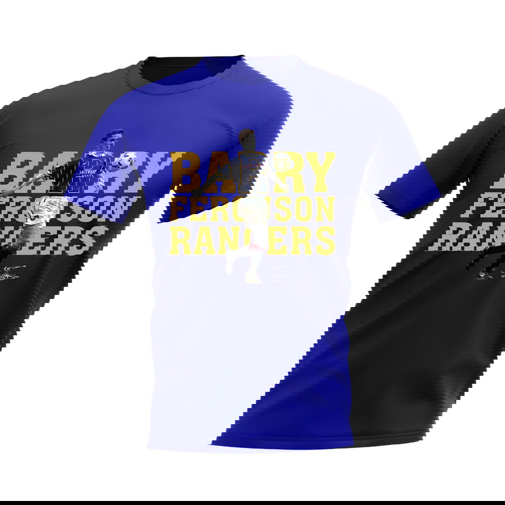Barry Ferguson Rangers Player Tee (Blue)