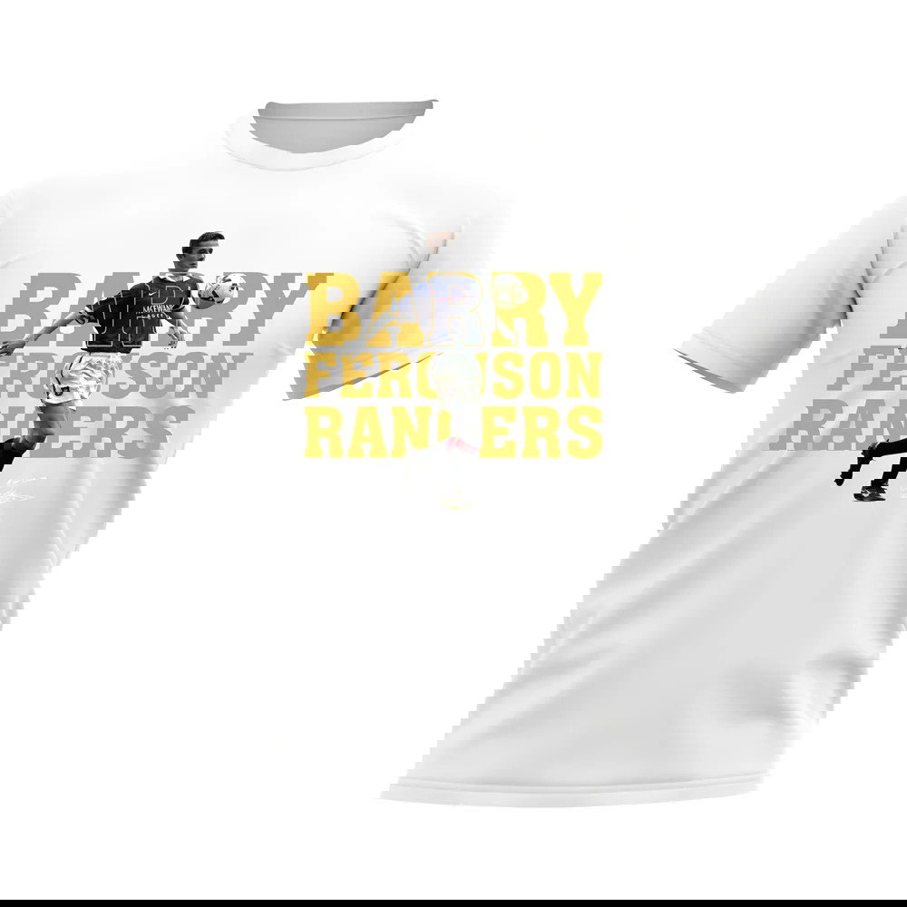 Barry Ferguson Rangers Player Tee (White)