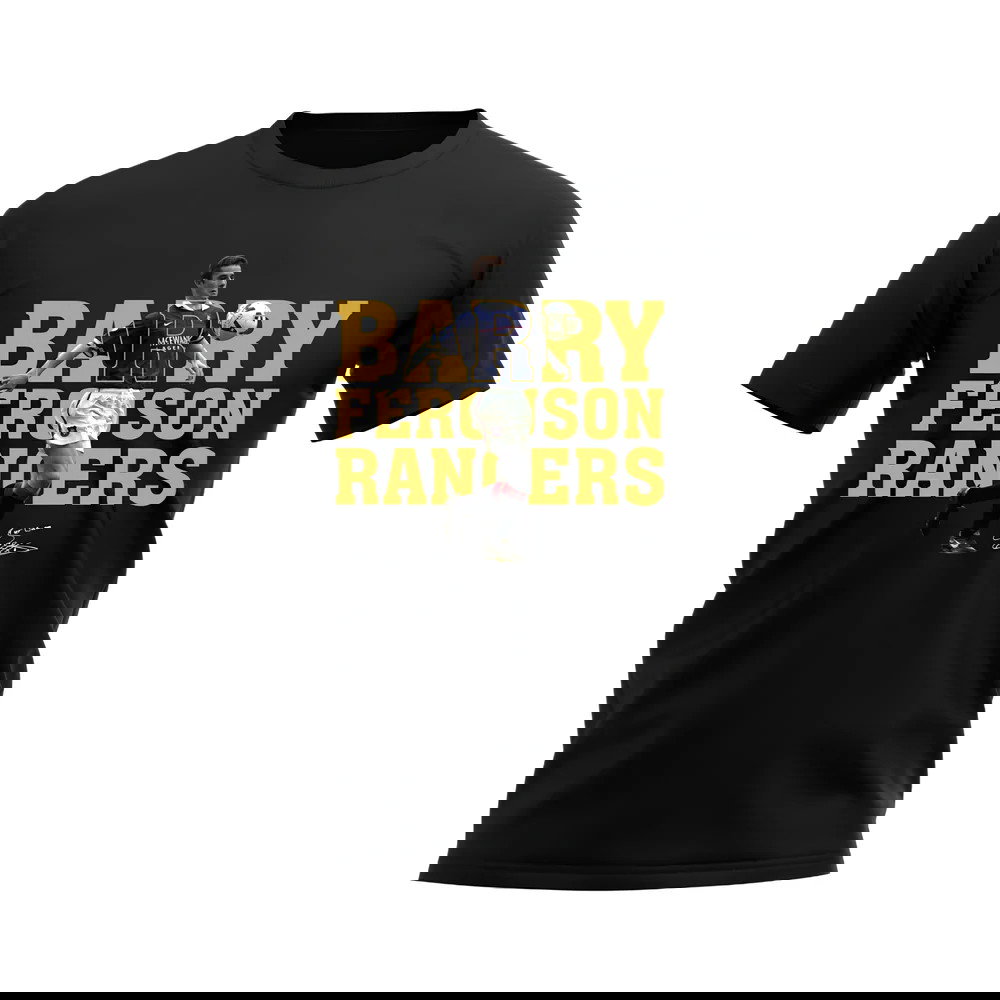 Barry Ferguson Rangers Player Tee (Black)