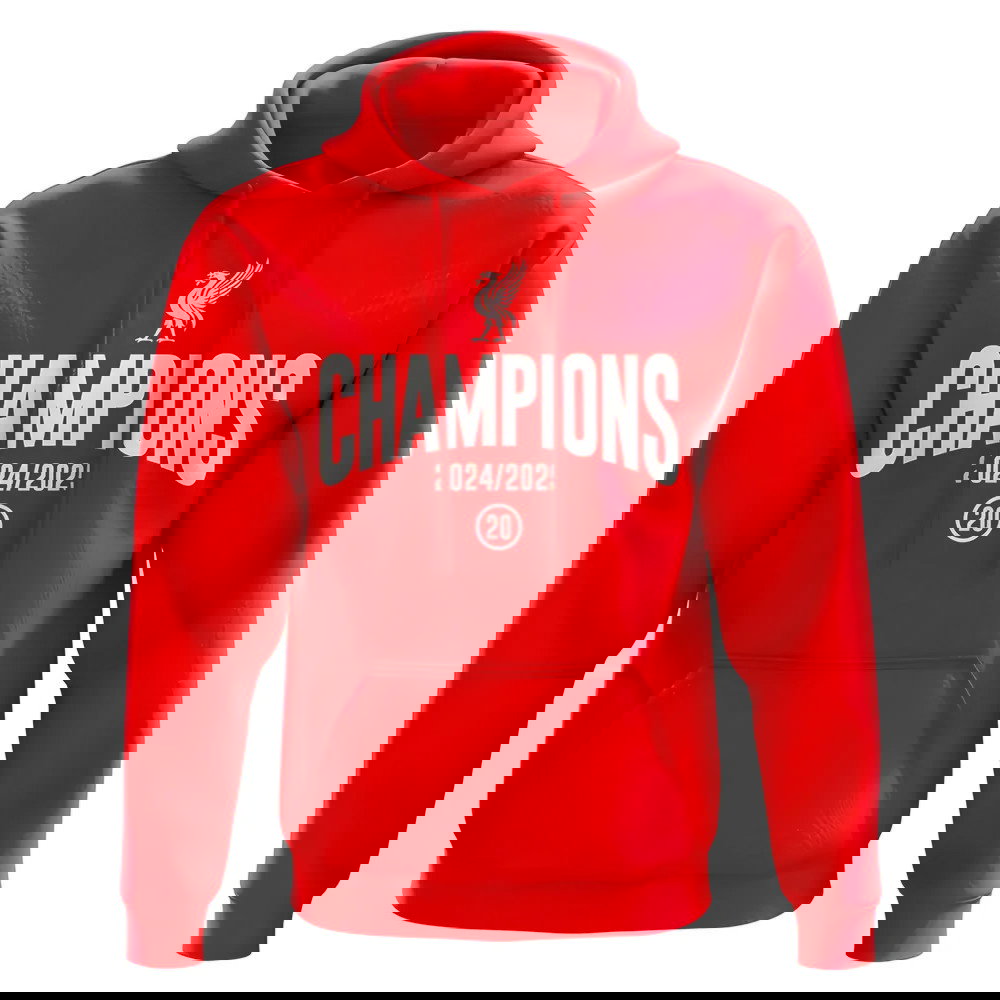 Liverpool 2024-2025 Champions Hoody (Red)