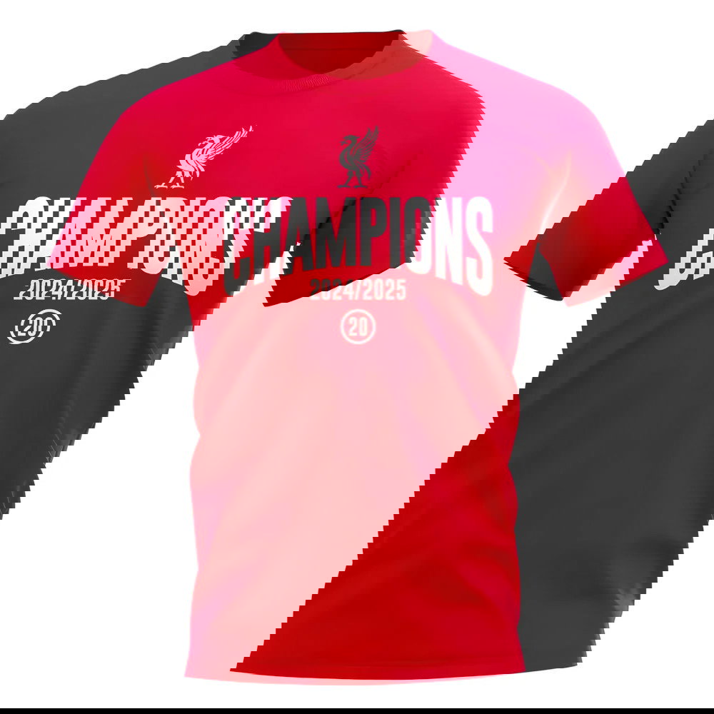 Liverpool 2024-25 Champions T-Shirt (Red)