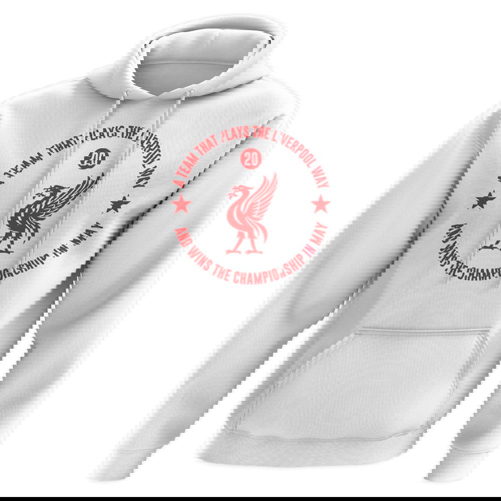 The Liverpool Way Champions 2024-25 Hoody (White)
