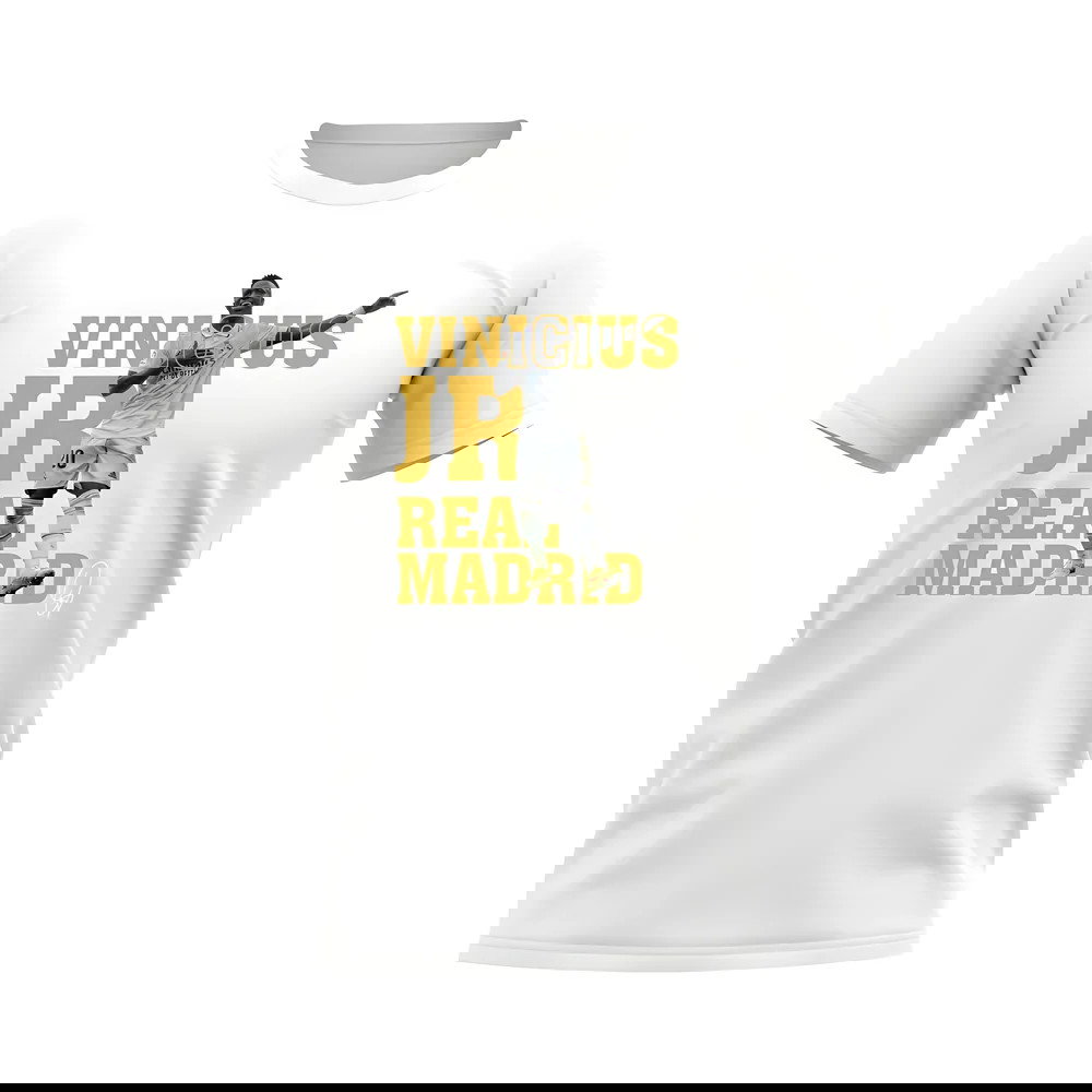 Vinicius jr Real Madrid Player Tee (White)