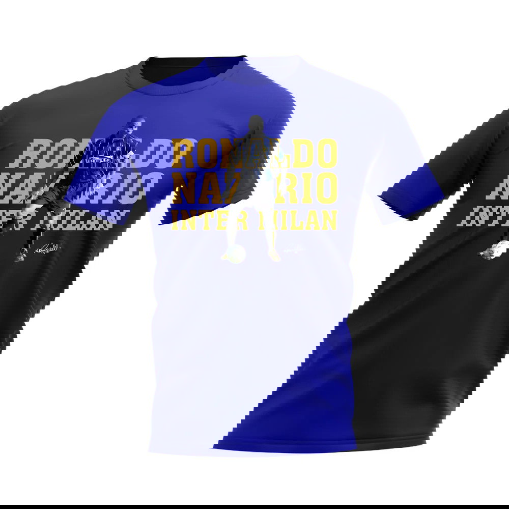 Ronaldo Nazario Inter Milan Player Tee (Royal Blue)