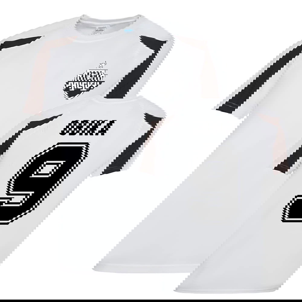 Jonathan Obika St MIrren Sports Training Jersey (White)