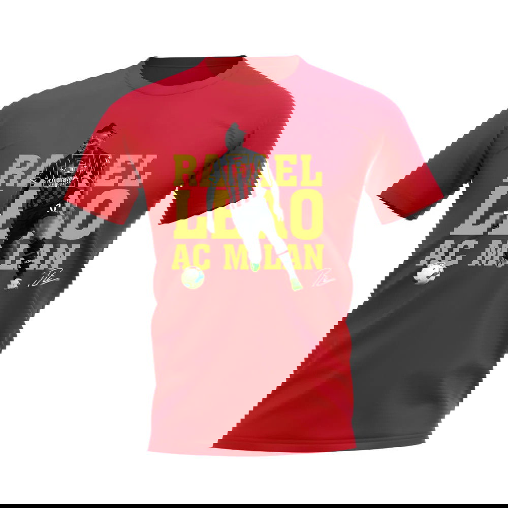 Rafael Leao AC Milan Player Tee (Red)
