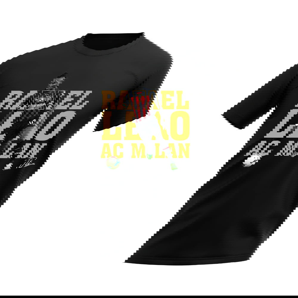 Rafael Leao AC Milan Player Tee (Black)
