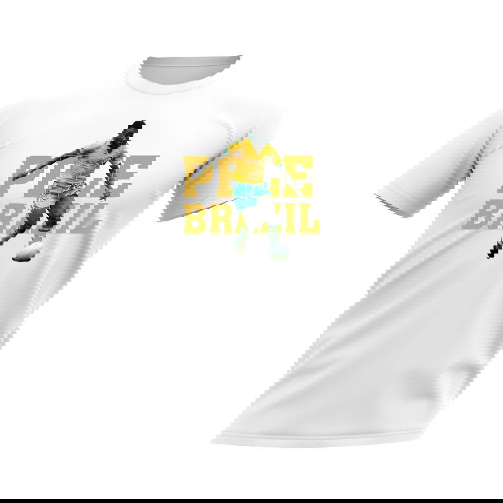 Pele Brazil Player Tee (White)