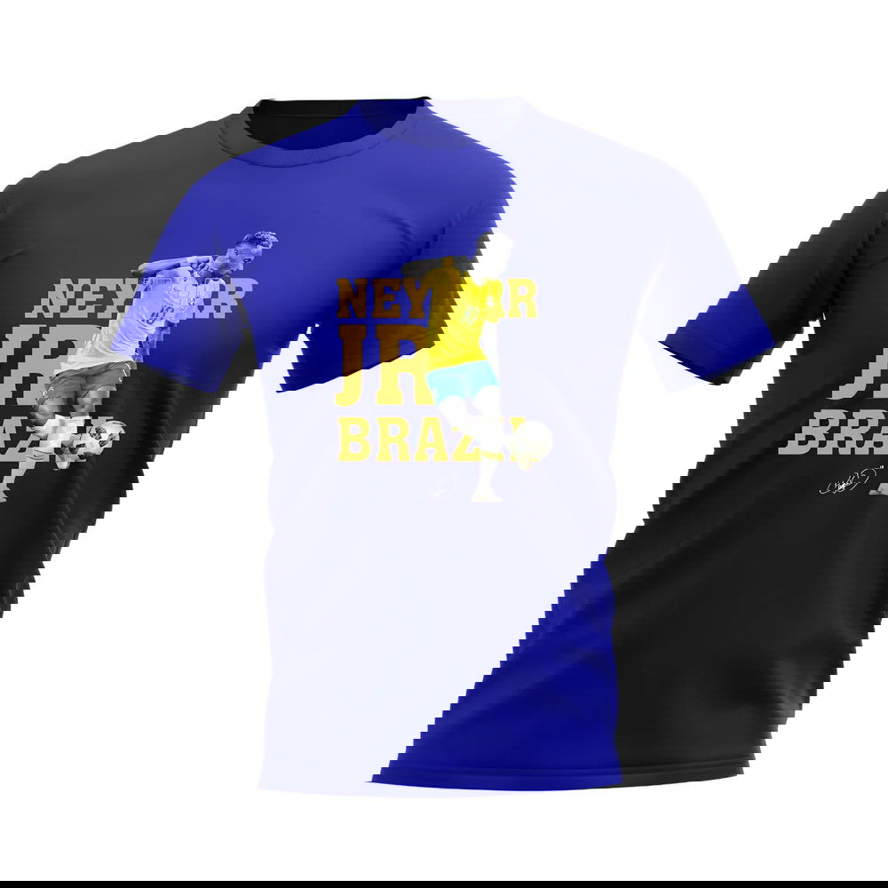 Neymar Brazil Player Tee (Royal Blue)
