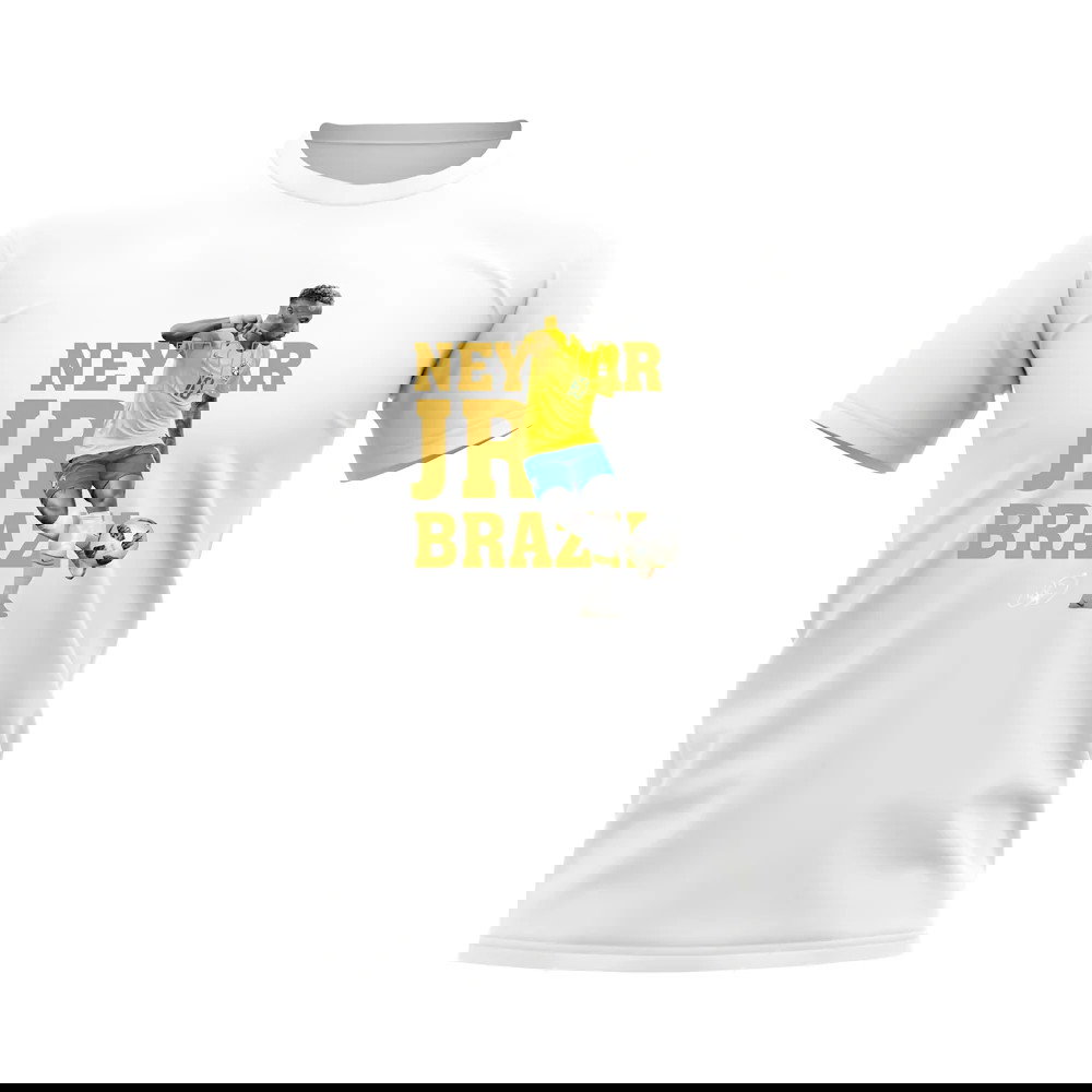 Neymar Brazil Player Tee (White)