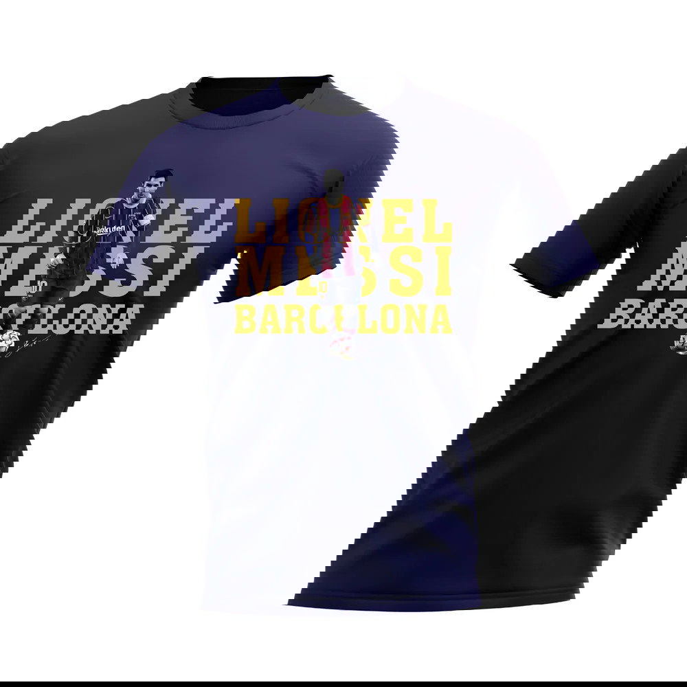Lionel Messi Barcelona Player Tee (Navy)