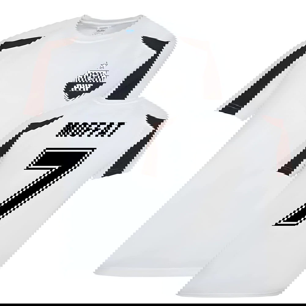 Michael Moffat Ayr United Sports Training Jersey-(White)