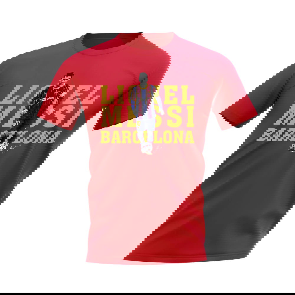 Lionel Messi Barcelona Player Tee (Red)