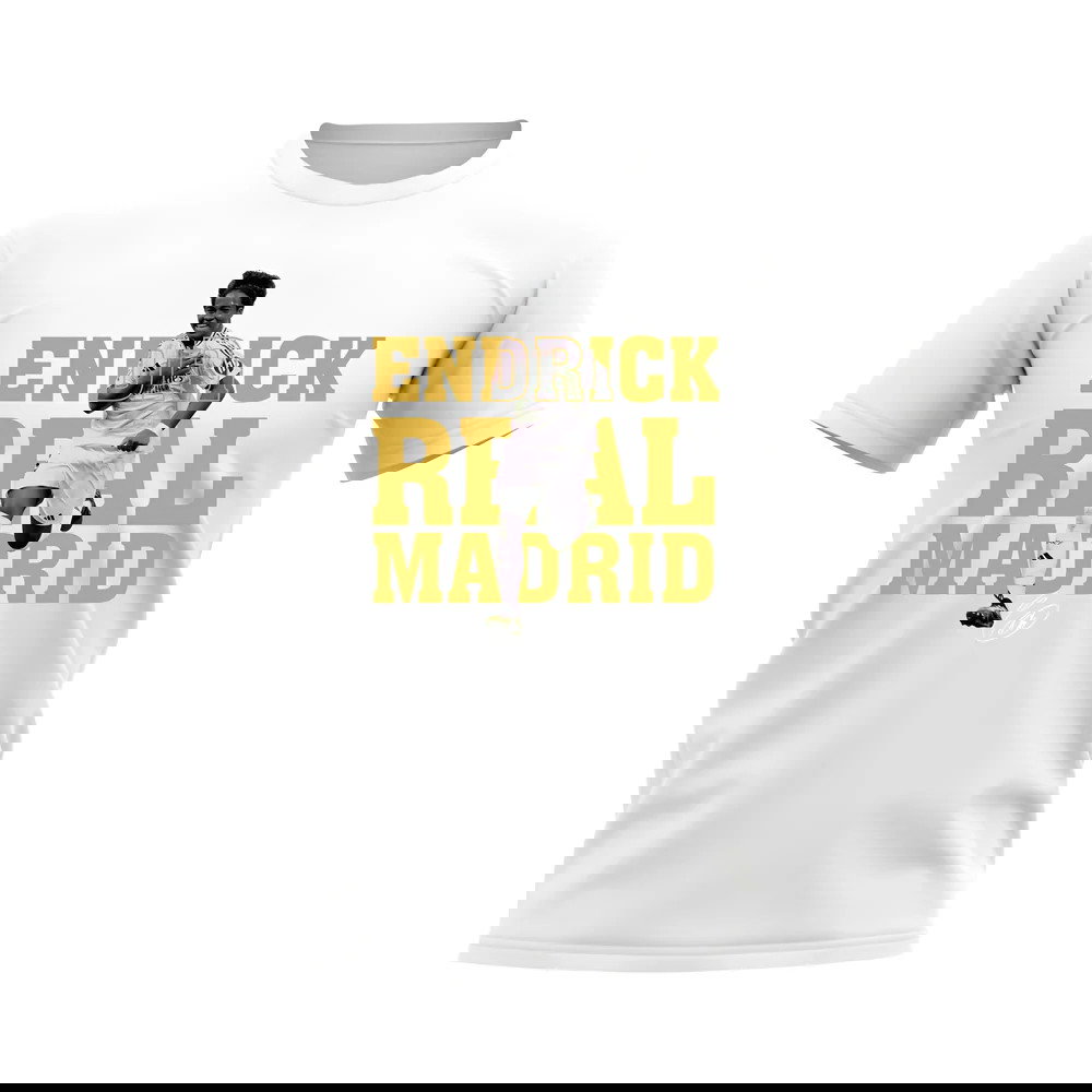 Endrick Real Madrid Player Tee (White)