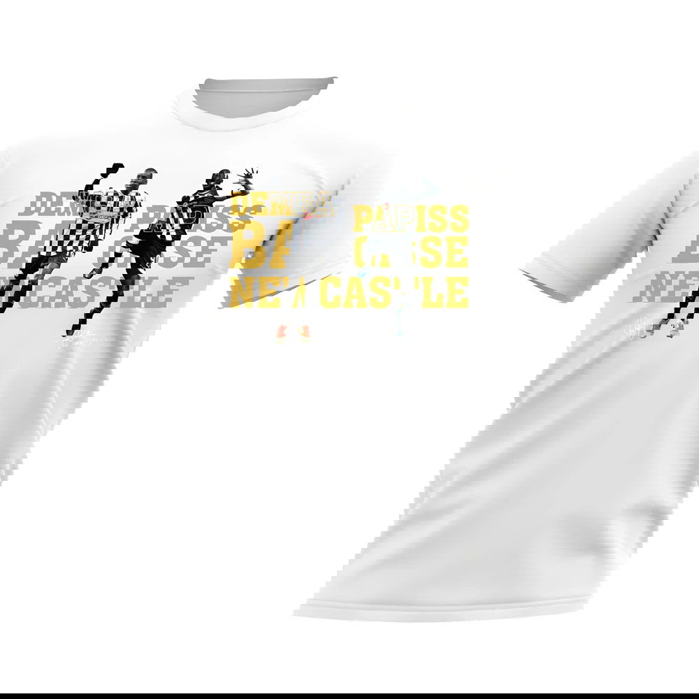 Demba Ba & Papa Cisse Newcastle Player Tee (White)
