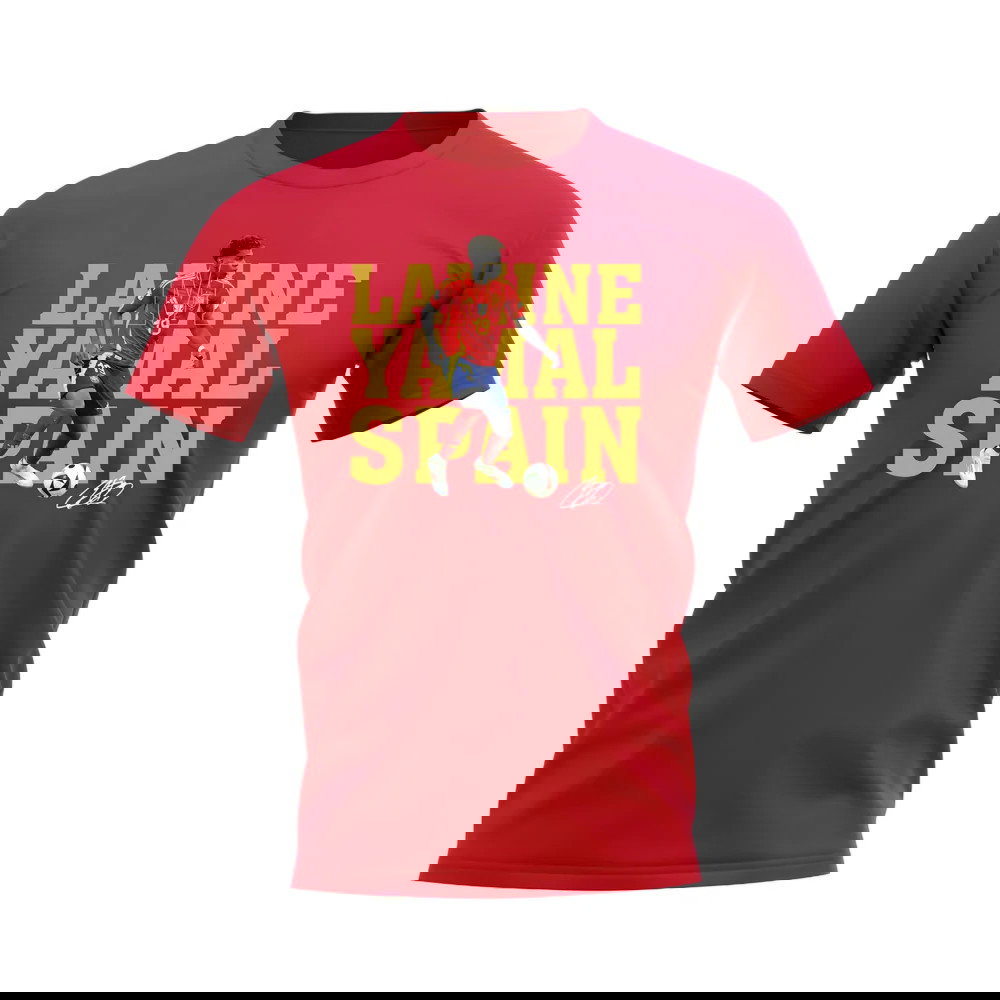 Lamine Yamal Spain Player Tee (Red)