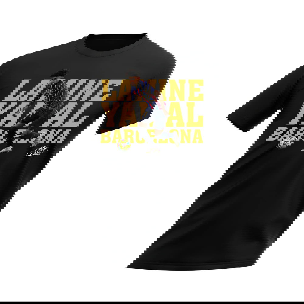Lamine Yamal Barcelona Player Tee (Black)