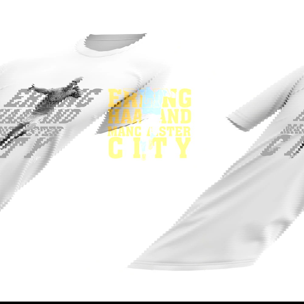 Erling Haaland Manchester City Player Tee (White)