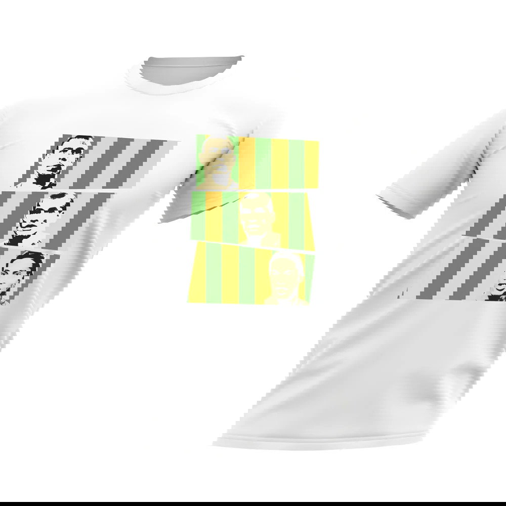 Ronaldo Rivaldo Ronaldinho Brazil Trio T-Shirt (White)