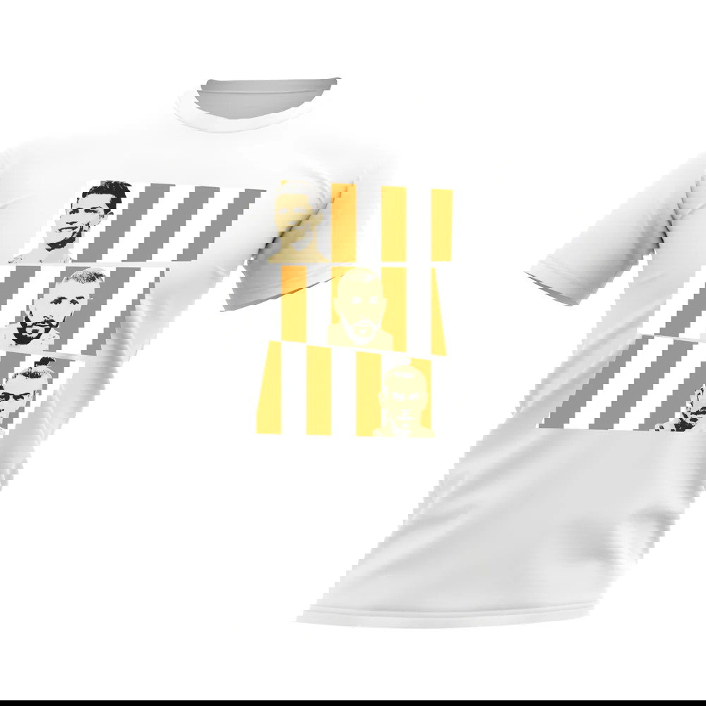 Ronaldo Benzema Bale Real Madrid Trio T-Shirt (White)