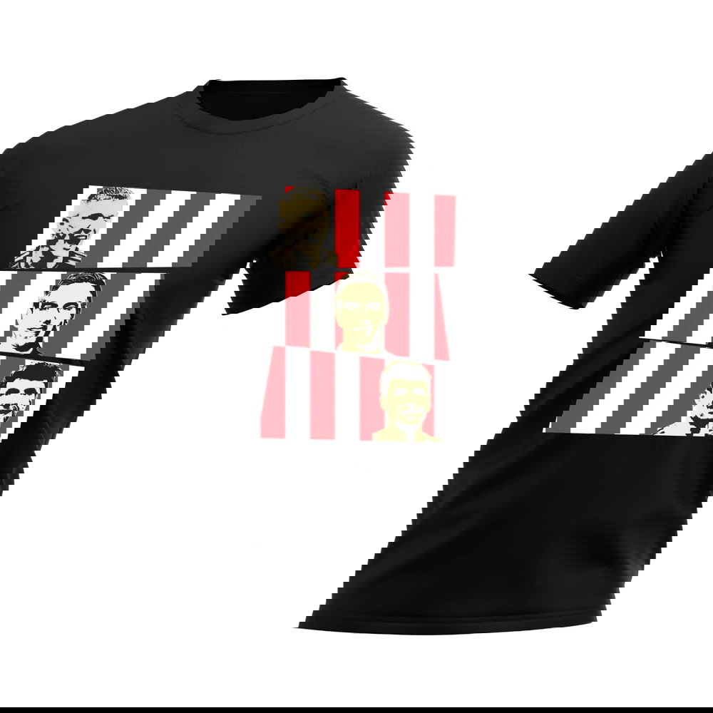 Schweinsteiger Lahm Muller Bayern Munich Trio T-Shirt (Black)