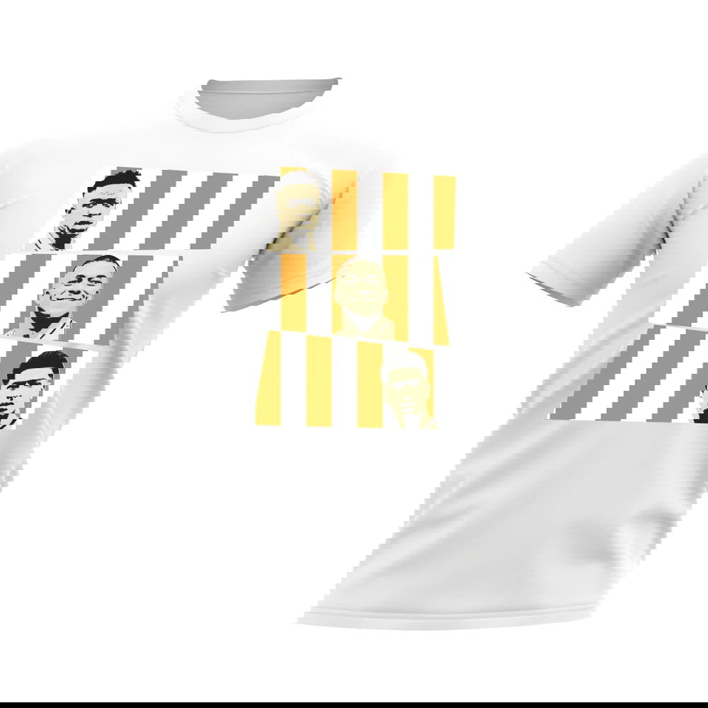 Vinicius Jr Mbappe Bellingham Real Madrid Trio T-Shirt (White)