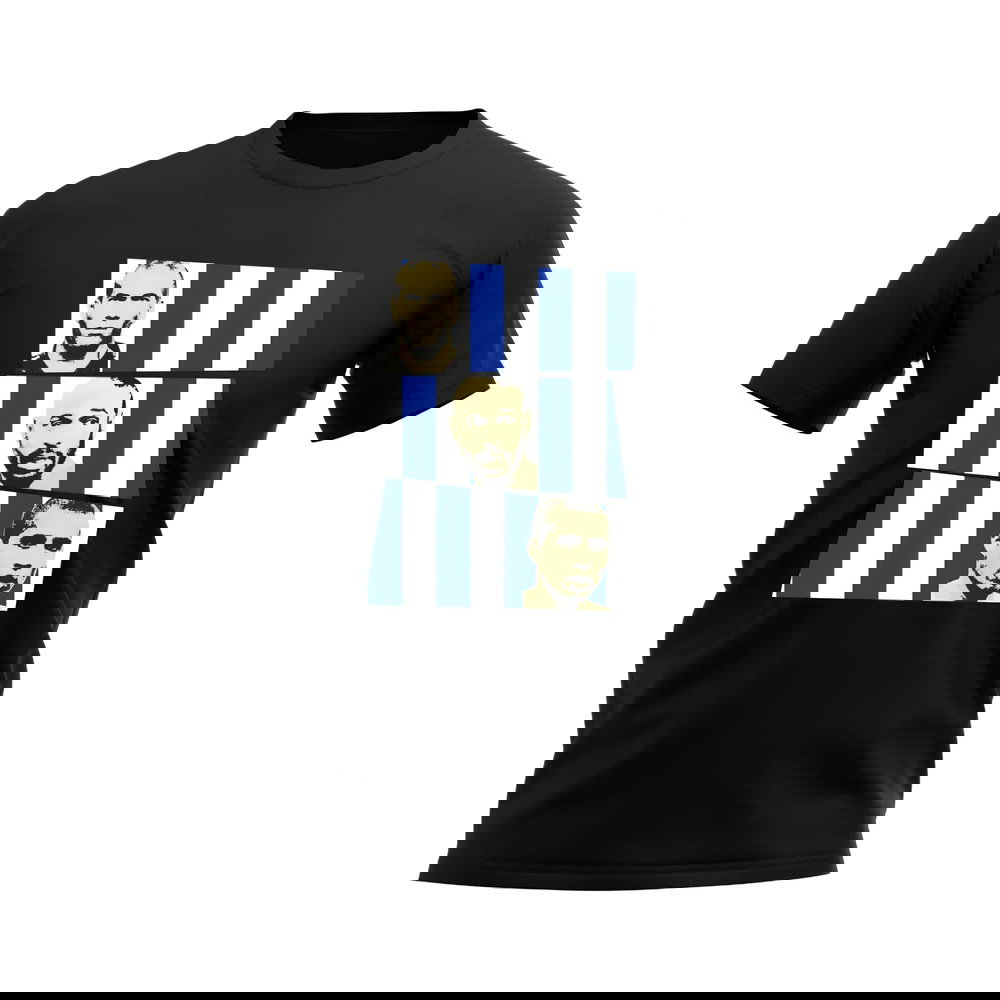 Zidane Henry Trezeguet France Trio T-Shirt (Black)