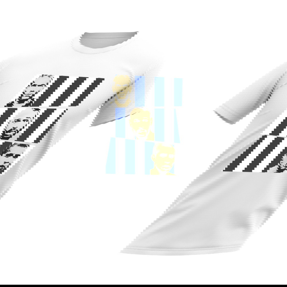 Zidane Henry Trezeguet France Trio T-Shirt (White)