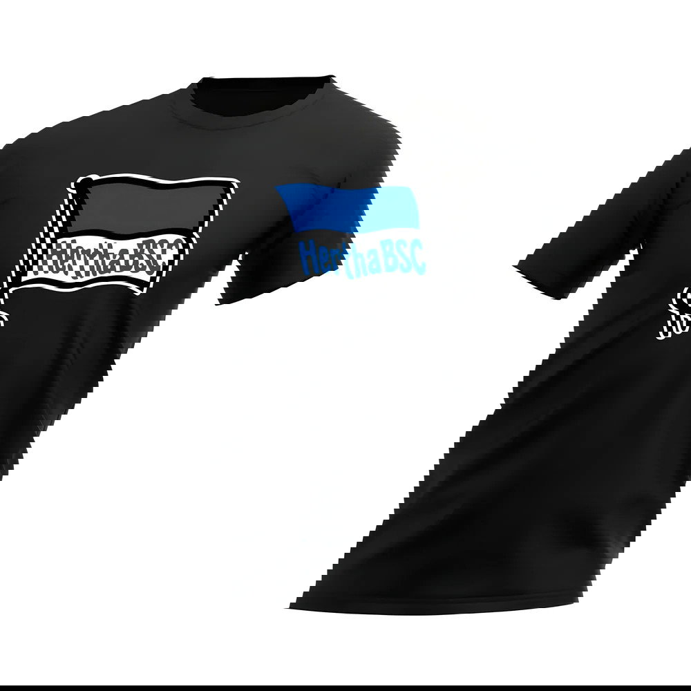 Hertha Berlin Badge T-Shirt (Black)