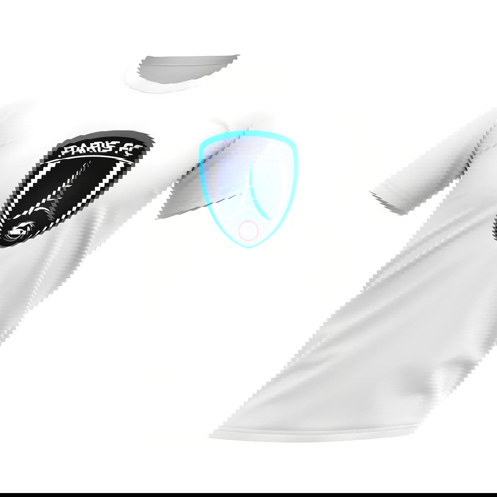 Paris FC Badge T-Shirt (White)