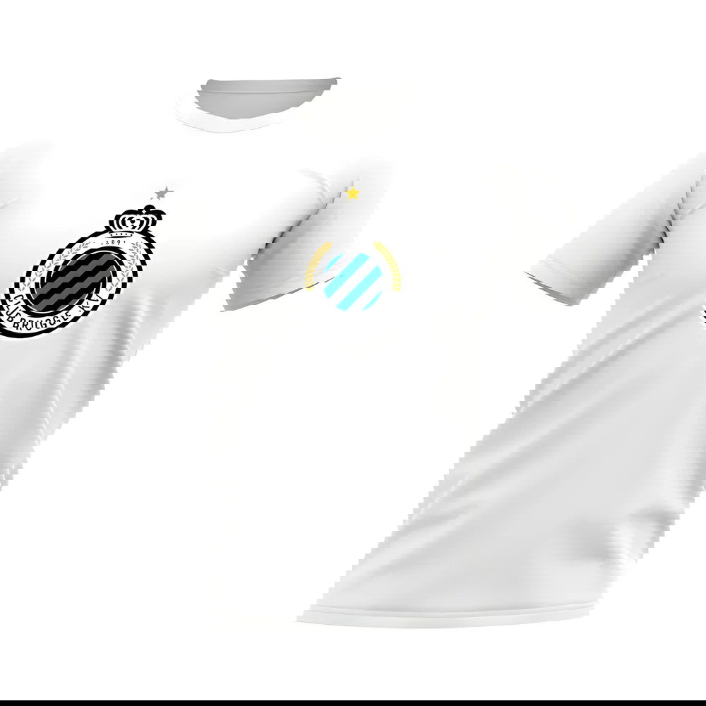 Club Brugge Badge T-Shirt (White)