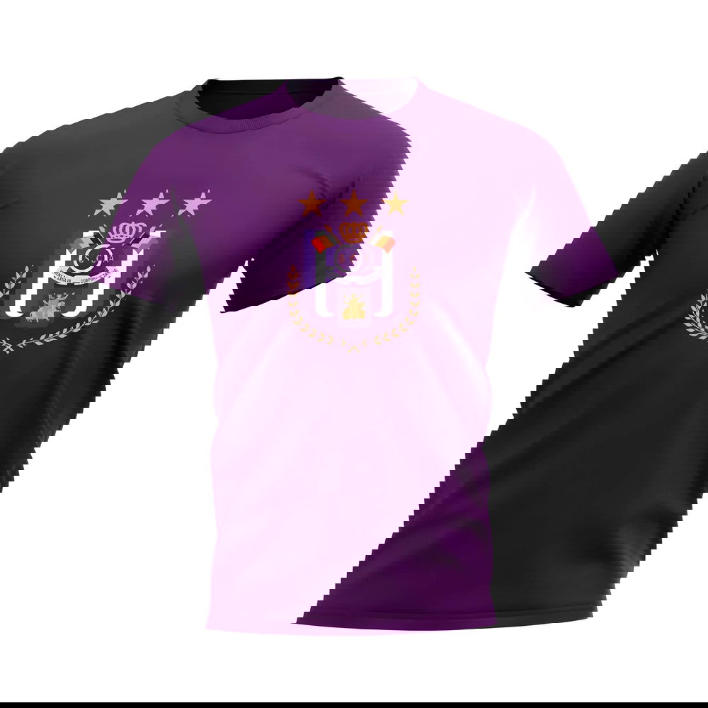 Anderlecht Badge T-Shirt (Purple)