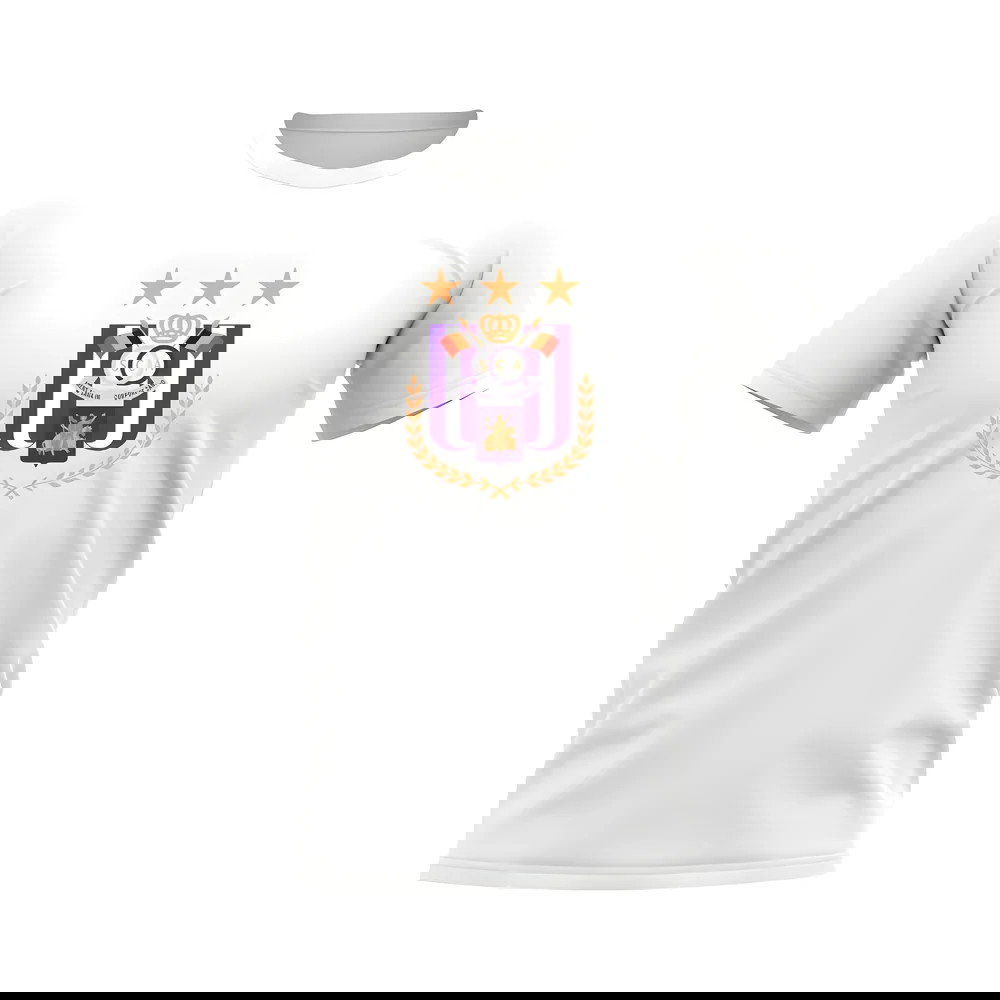 Anderlecht Badge T-Shirt (White)